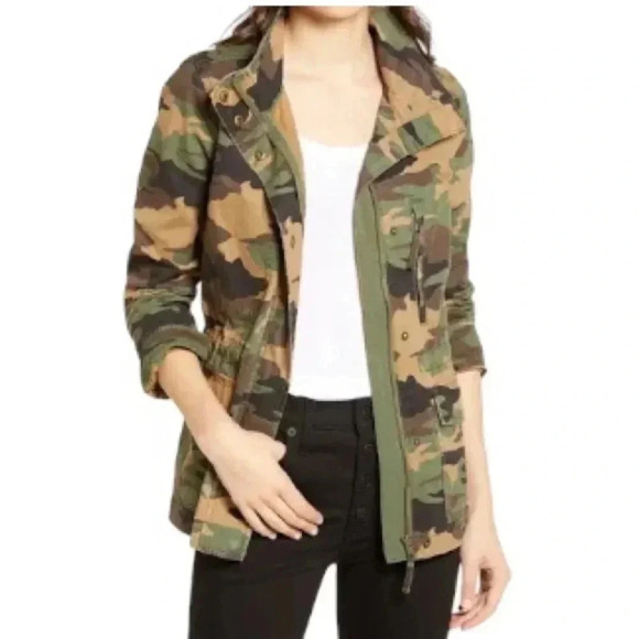 MADEWELL | Women’s Dispatch Camo Faded Birch Military Utility Jacket Size XS - Picture 1 of 16